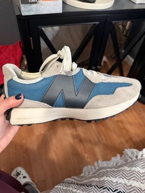 New Balance Teal & Gray Classic Runner Sneakers